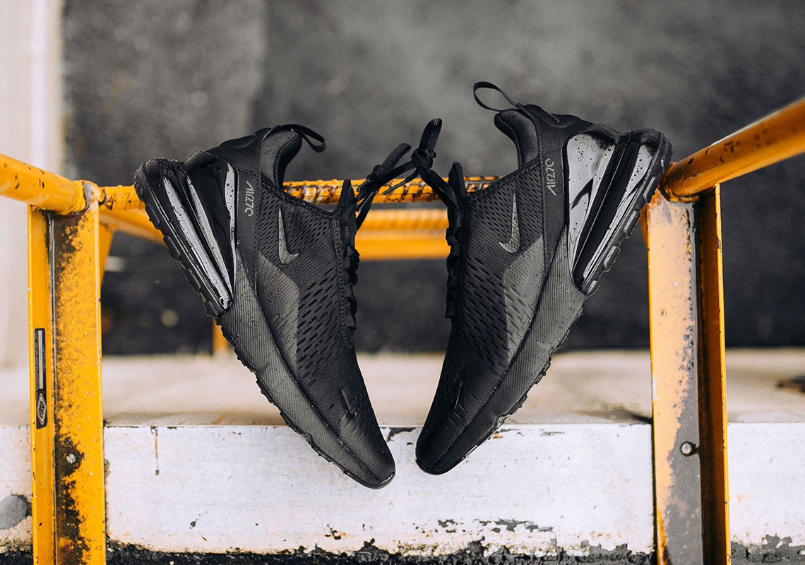 เอาใจสายดุเข้มและรักของดำกับ Nike Air Max 270 Soul4Street Detailed Look At The Nike Air Max 270 In Black And