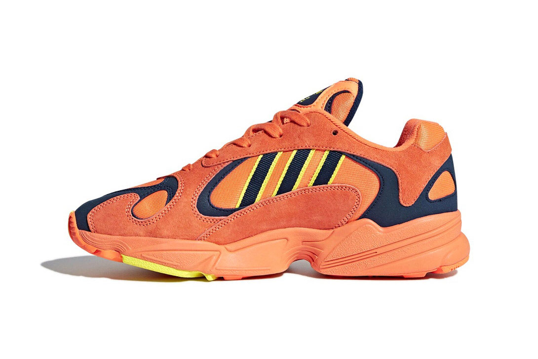 adidas originals yung 1 suede and mesh sneakers