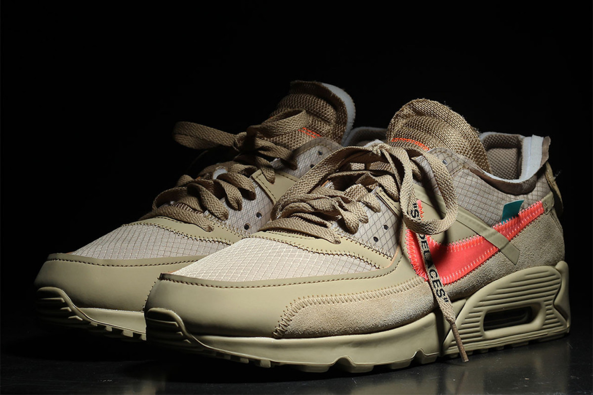 air max 90 x off white desert ore