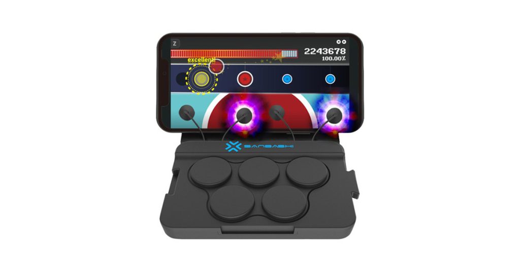 ญี่ปุ่นเปิดตัว Touchscreen Rhythm Game Pad สำหรับโทรศัพท์มือถือ